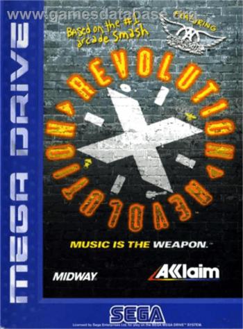 Cover Revolution X for Genesis - Mega Drive